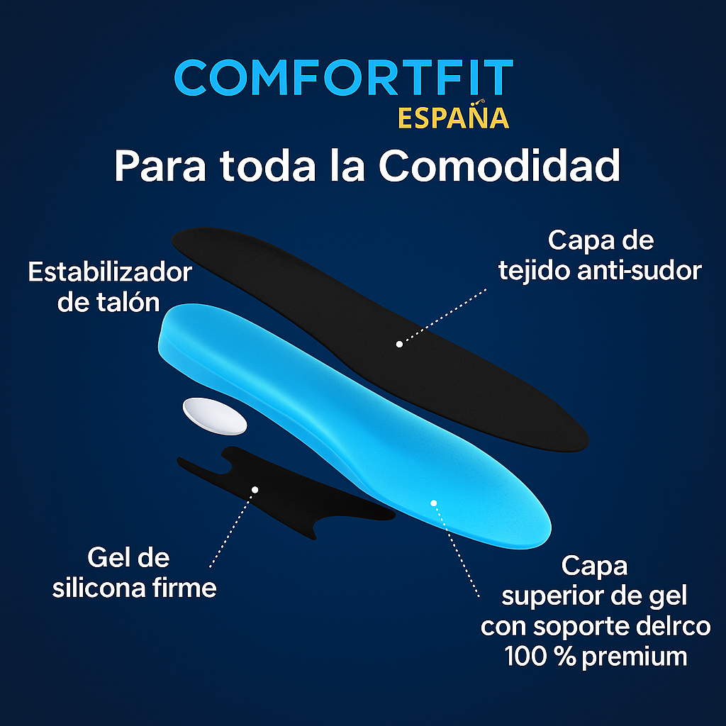 Plantillas de soporte de gel Ortho Arch