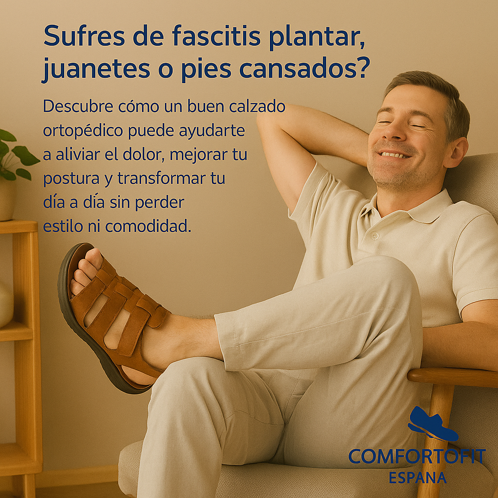 ¿Sufres de fascitis plantar, juanetes o pies cansados? Descubre cómo un buen calzado ortopédico puede ayudarte a aliviar el dolor, mejorar tu postura y transformar tu día a día sin perder estilo ni comodidad